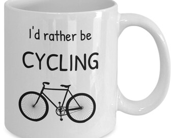 Tazza Divertente Per Ciclisti – Regalo Per Amanti Della Bicicletta – Ceramica Bianca 10oz