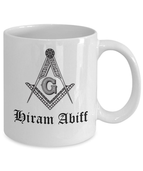Masonic Hiram mug
