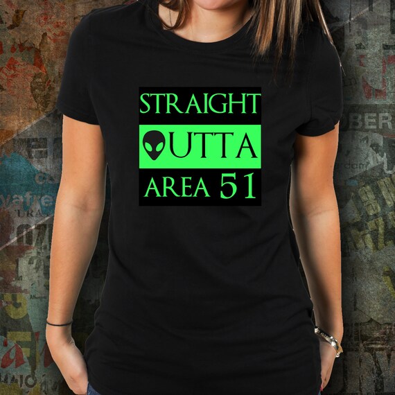 Straight Outta Area 51 Flying Saucer T-Shirt Straight Outta Area 51 Flying Saucer T-Shirt