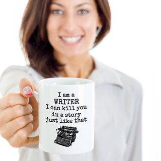 Tazza Termica 20oz 'Go Away, I'm Writing' – Regalo Divertente Per Scrittori In Acciaio Inox