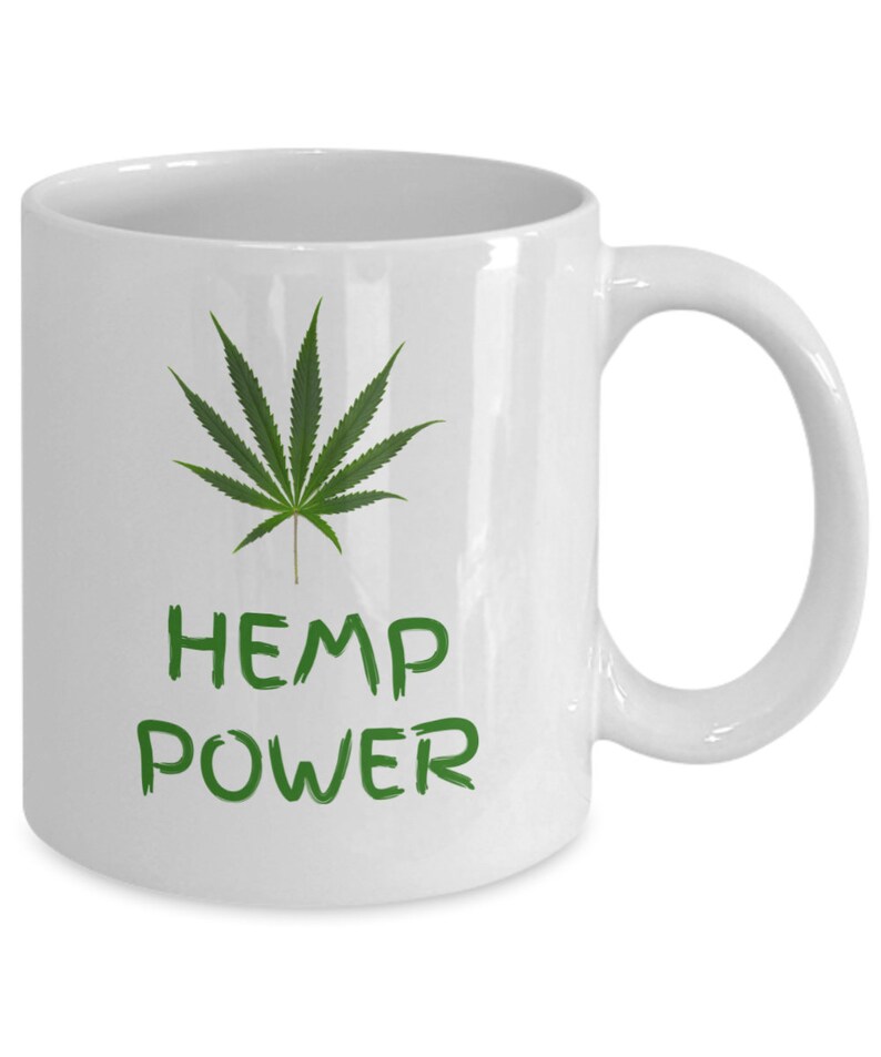 WEED Coffee Mug Hemp Power Funny Marijuana Cannabis 420 Etsy