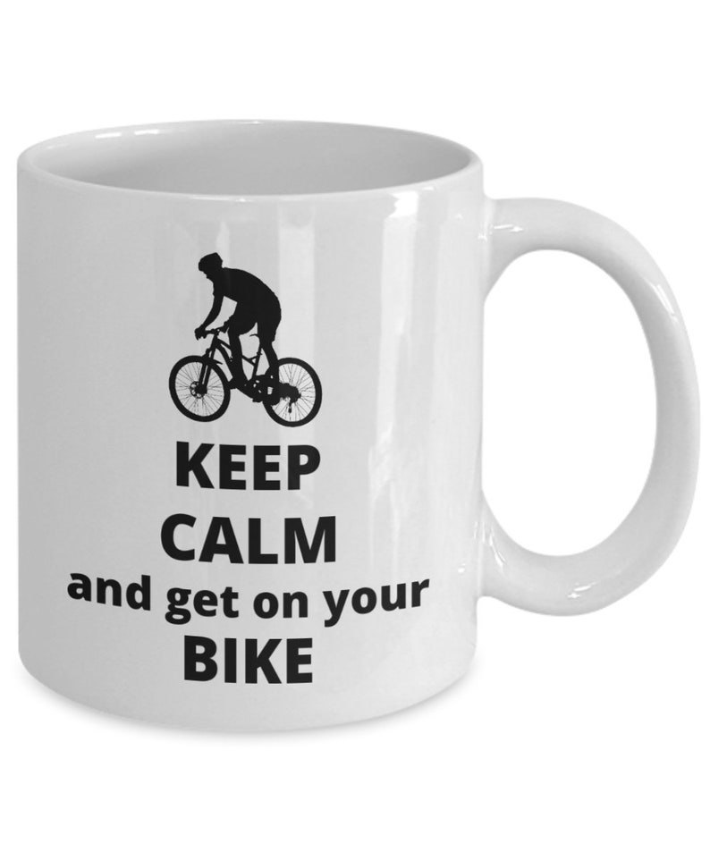 Keep Calm and Get on Your Bike Cycling Gifts Funny Cycling Etsy