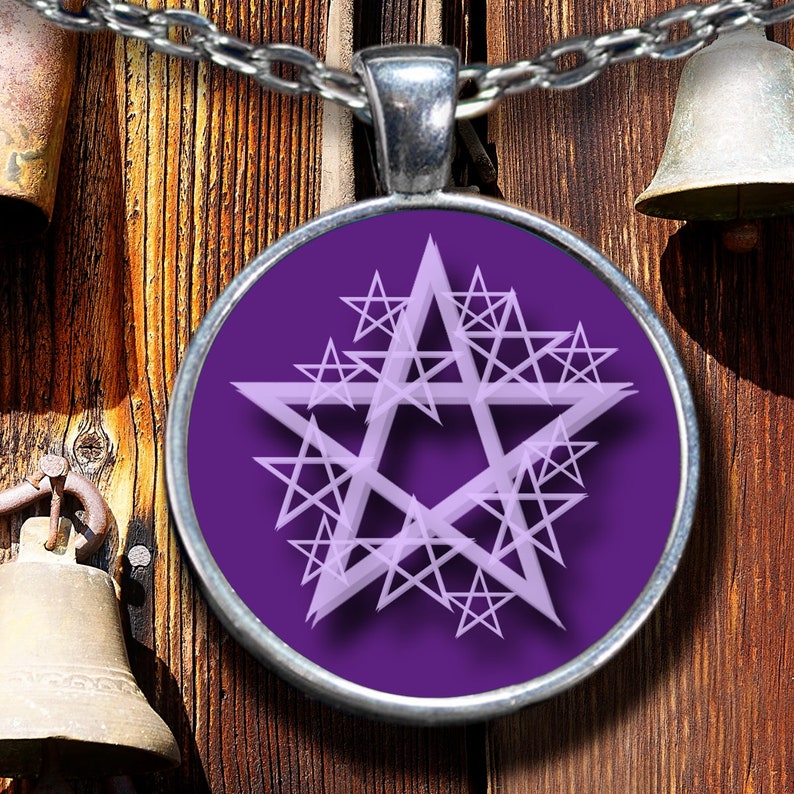 Download Esoteric Wicca necklace Pentacle pentagram pagan witch | Etsy