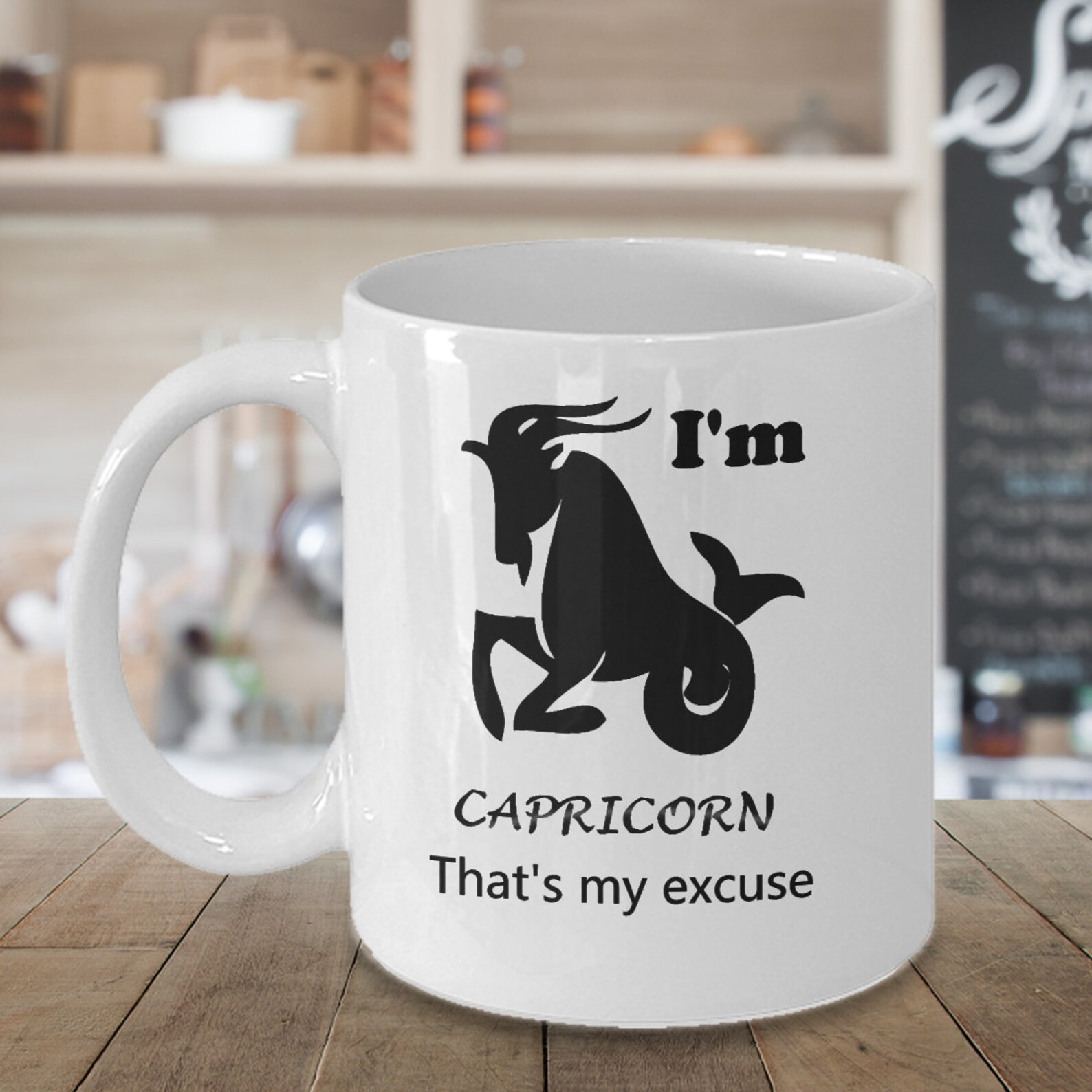 Zodiac Astrology Sign Coffee Tea Mug I'm CAPRICORN Etsy