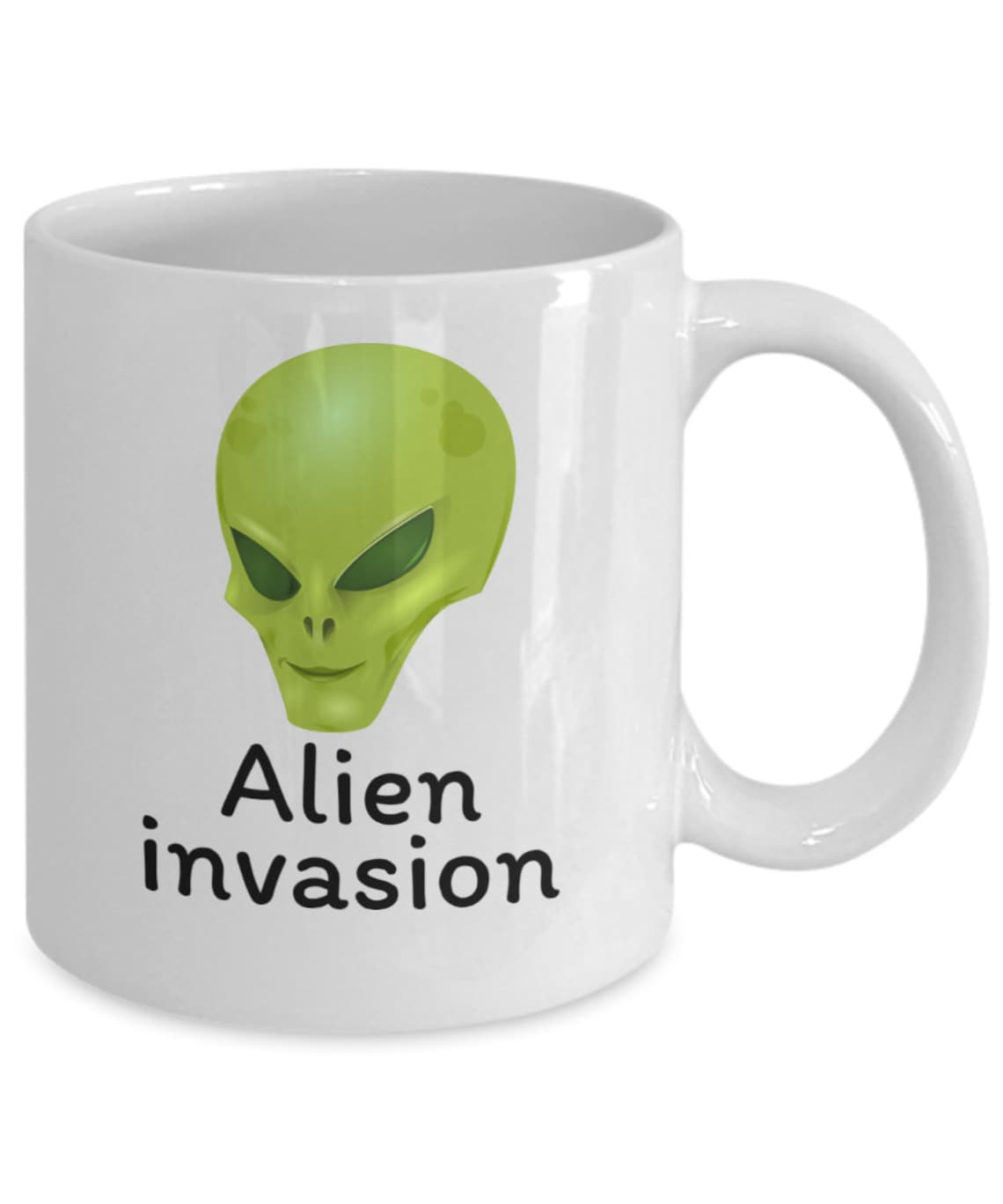 Alien Mug UFO Themed Gift Alien Invasion Space Alien Etsy