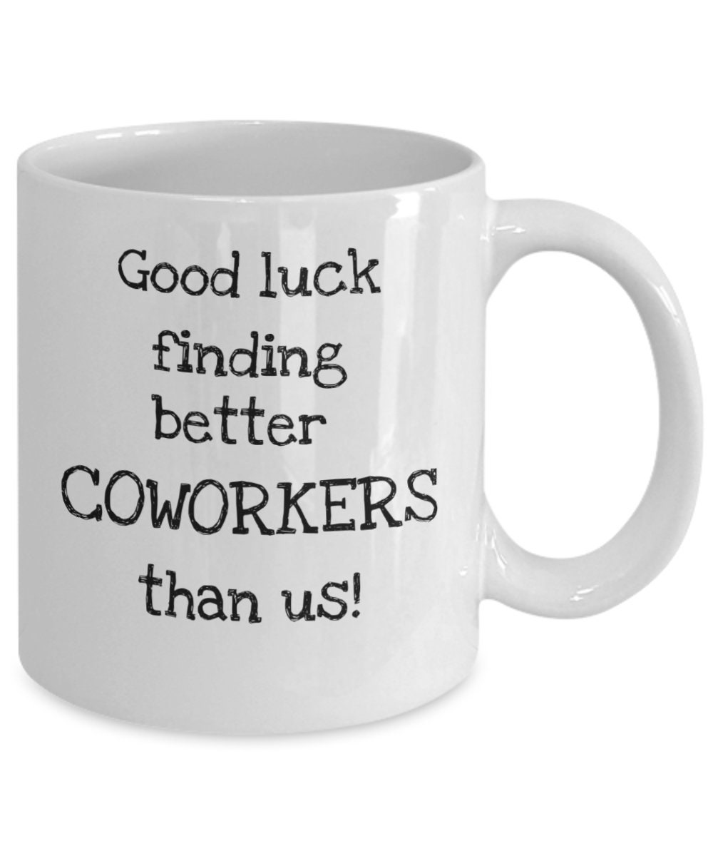 Tazza Da Caffè Con Scritta Per Collega - Regalo Di Commiato, Pensione