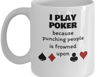 I play poker because - Sarcastic poker gifts - Funny poker gift - poker gifts for men - poker lover casino gifts - gifts for gamblers
