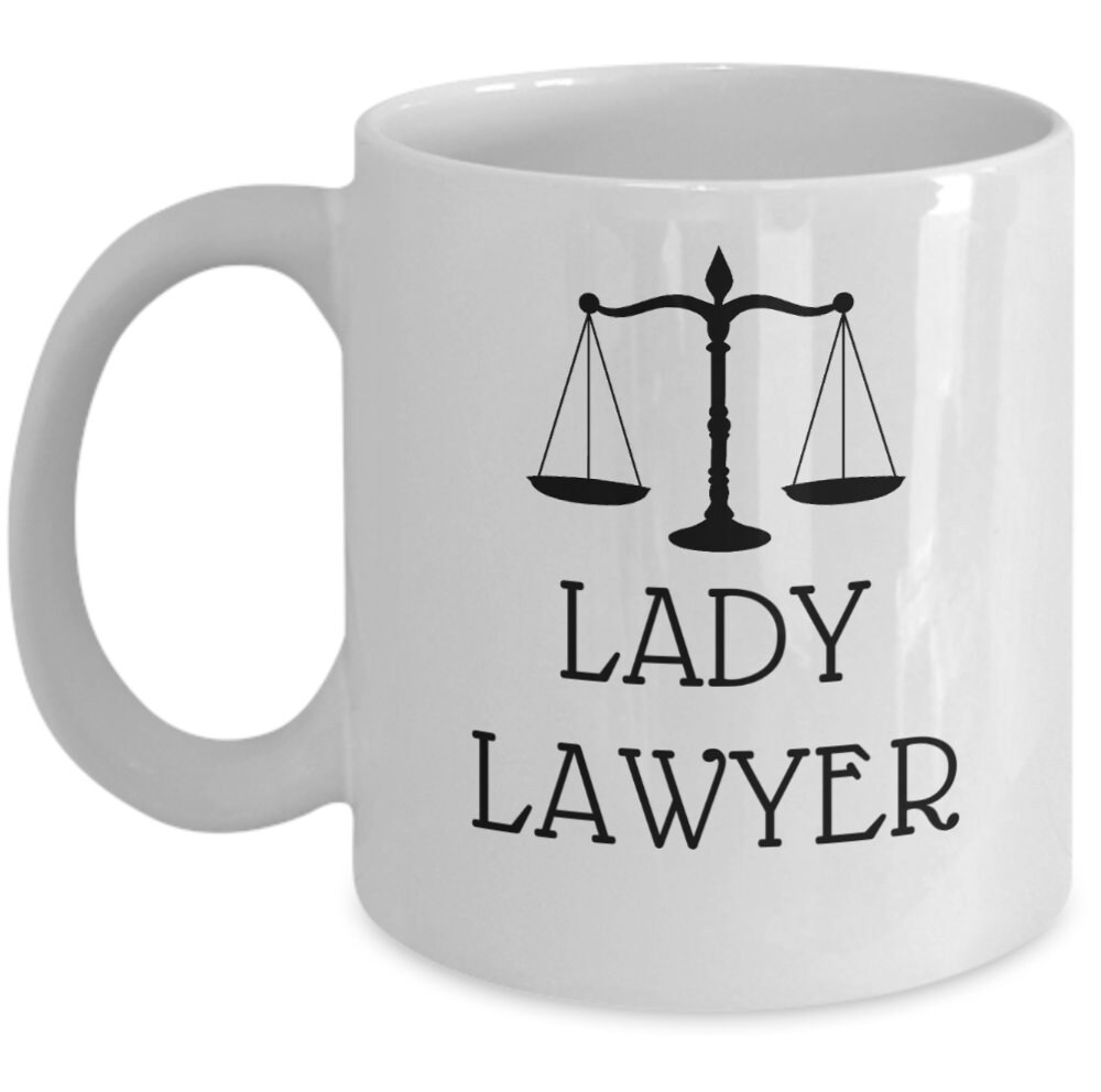 Lady Lawyer Coffee Mug Law Degree Advocate Female Attorney Etsy