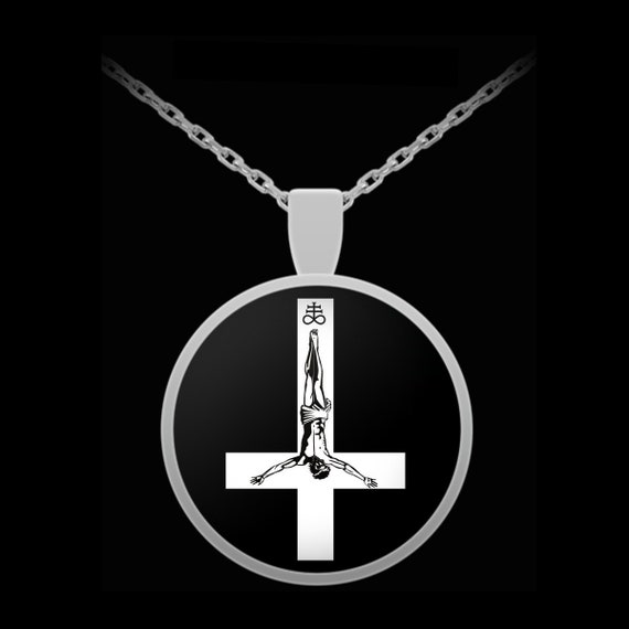 Satan Lucifer 666 Occult Lodge Gift Accessories Esoteric Necklace Leviathan Cross Satanic Symbol Satan Lucifer 666 Occult Lodge Gift Accessories Esoteric Necklace Leviathan Cross Satanic Symbol