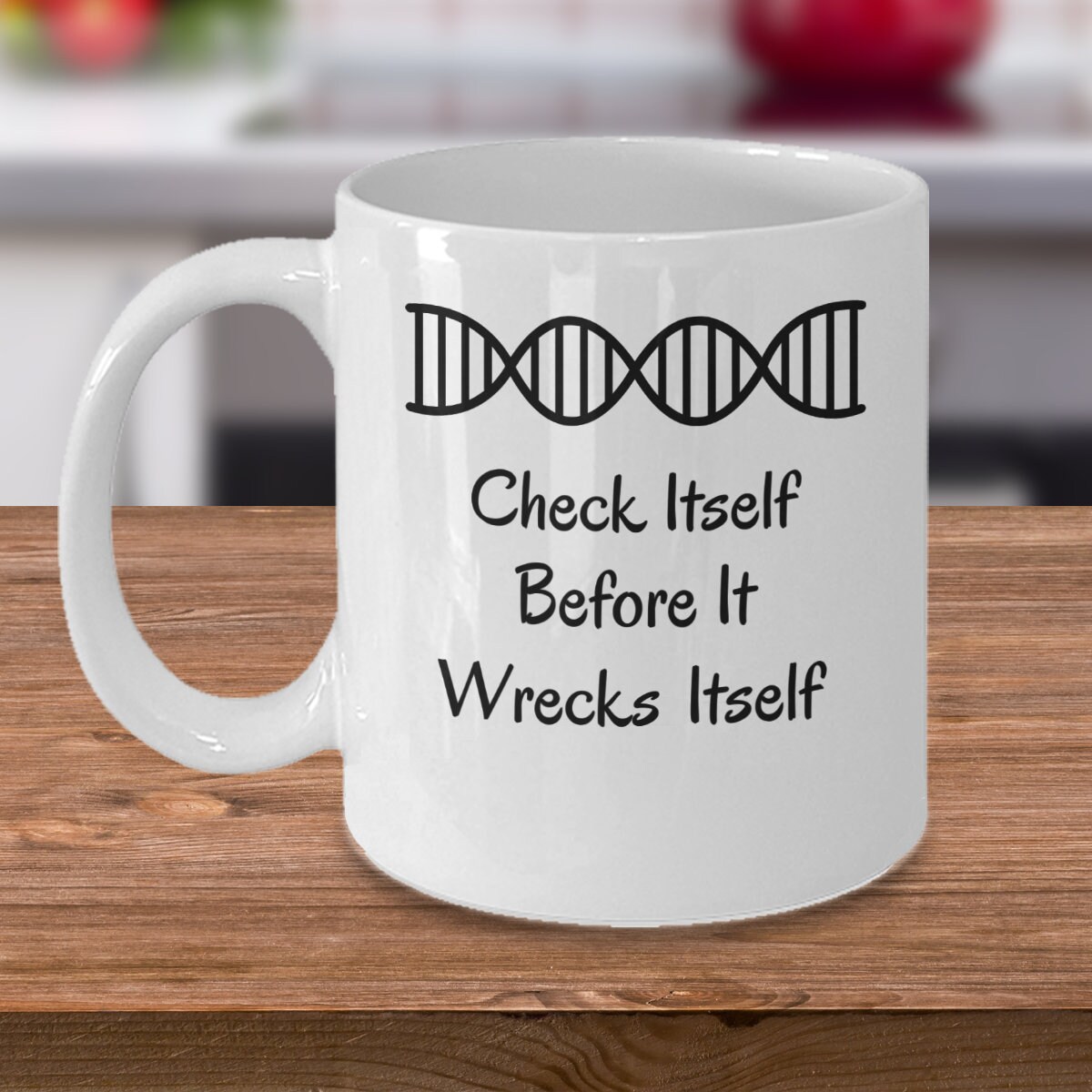 Lustige Biologie Lehrer Studenten Tasse Check itself before Etsy
