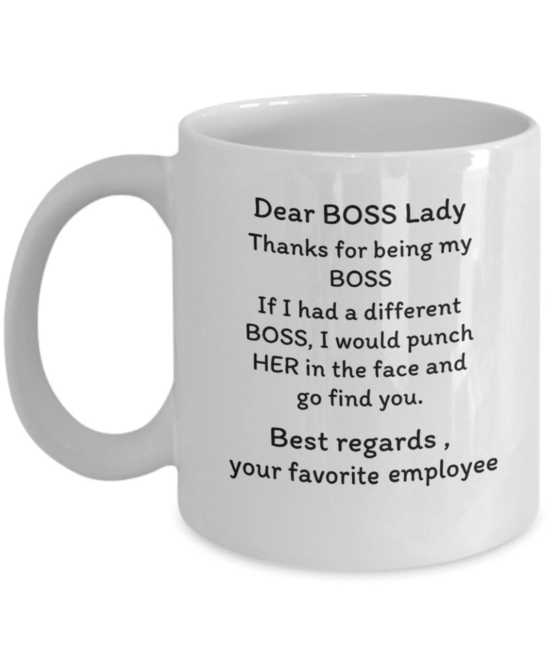 Boss Lady Mug Dear Boss Lady Female Boss Gift Gifts for Etsy UK
