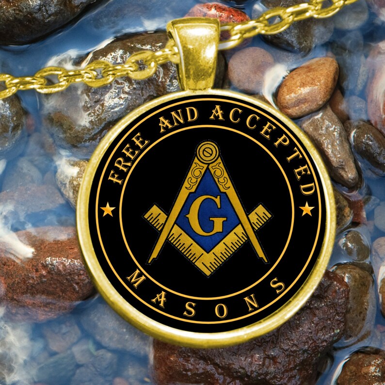 Masonic Necklace Free and Accepted Masons Freemasonry | Etsy