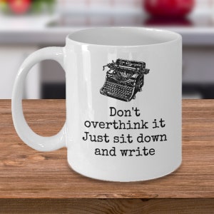 Just Write Double Sided Inspirational Mug