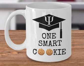 Psychology graduation mug - One smart cookie - future Psychologist - Psychology graduation gift - funny psychology student graduation gifts