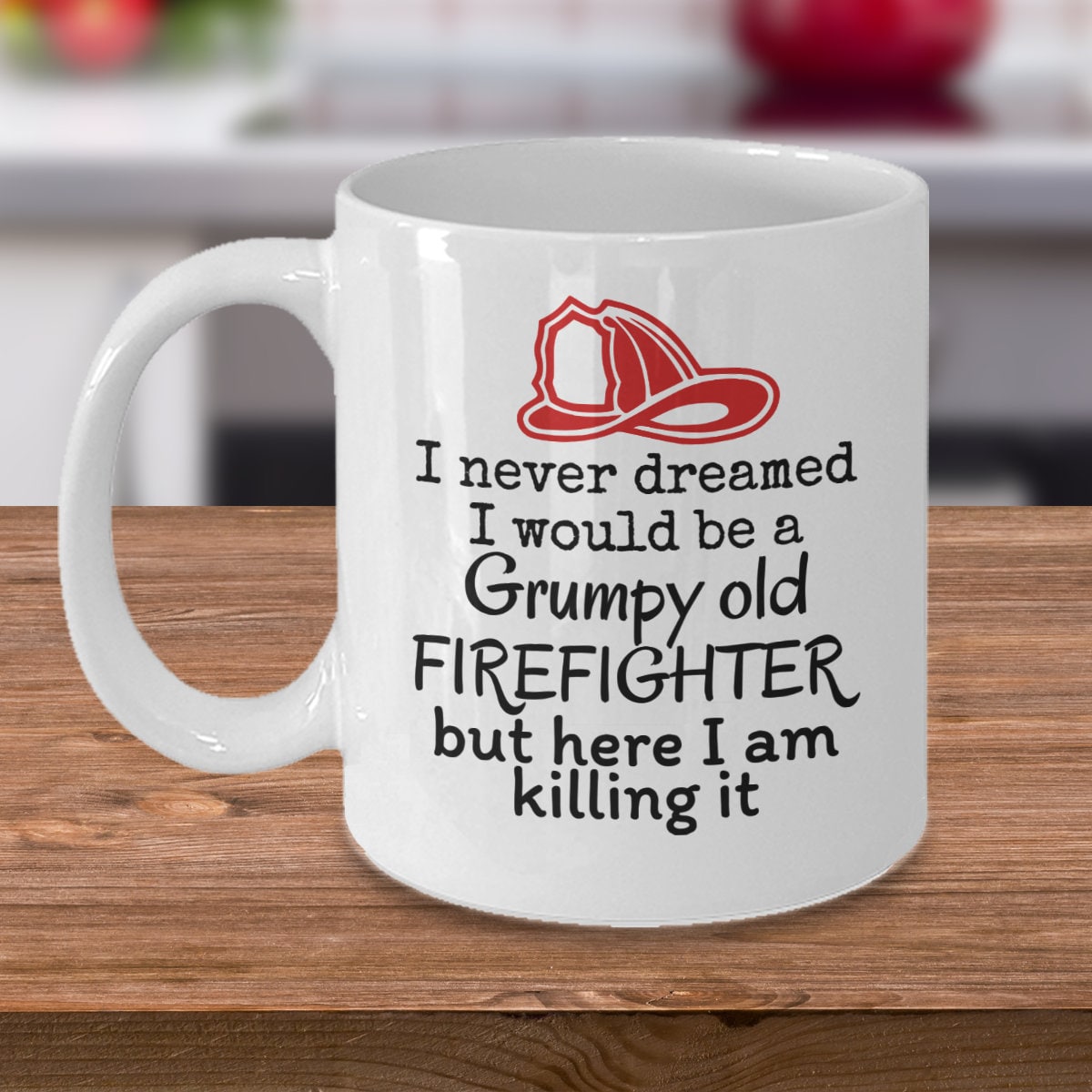Grumpy Old Firefighter - Retired Fireman Gift - Firefighter Retirement ...