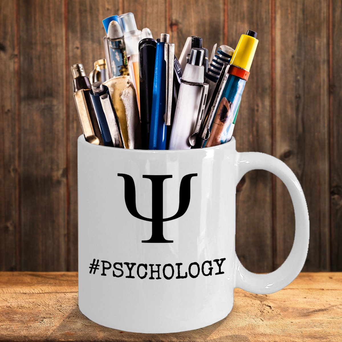 Hashtag Psychology Coffee Mug Unique Funny Psychologist Psi Etsy