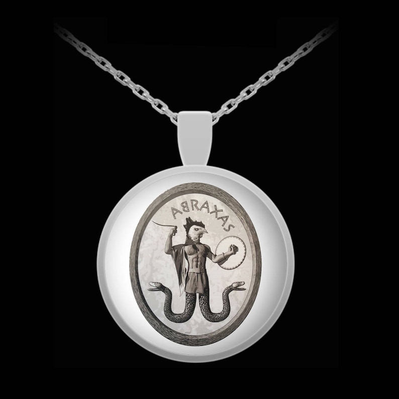 Esoteric Necklace Abraxas Gnostic God Symbol Gnosticism Etsy esoteric-necklace-abraxas-gnostic-god-symbol-gnosticism-etsy