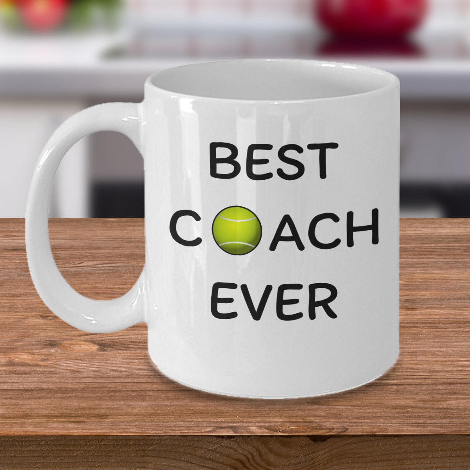 Best coach ever Tennis coffee mug gift personalized gift Etsy