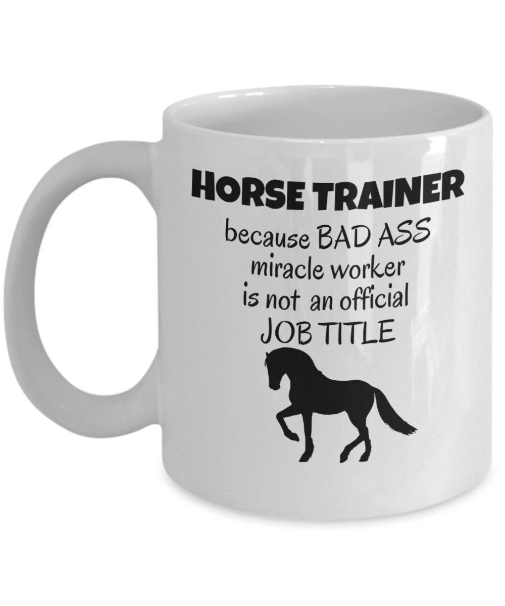 Large Funny Horse Mugs for Women or Men, Equestrian Mug, Equestrian Gifts  Under 25 Dollars, Bankruptcy Starter Kit, Horse Trainer Gifts 