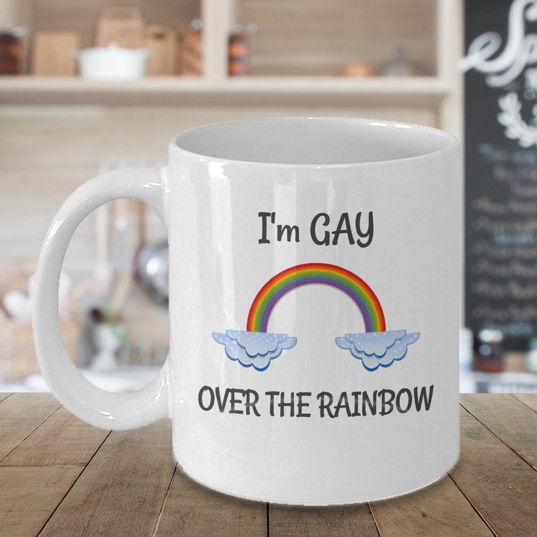 SMARTYPANTS LGBTEA - Taza De Café Y Té Con Mango Blanco – Desfile Del Orgullo LGBTQ Comunidad Arco Iris Corazón Animado Divertido Broma Humor Gay Hogar Bebida Taza Cocina Decoración Regalos Regalos