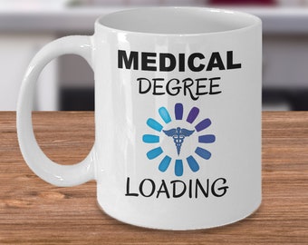 Doctor of medicine MD mug gift - Medical degree loading - Funny med school joke - doctors graduation gift - becoming a doctor gifts