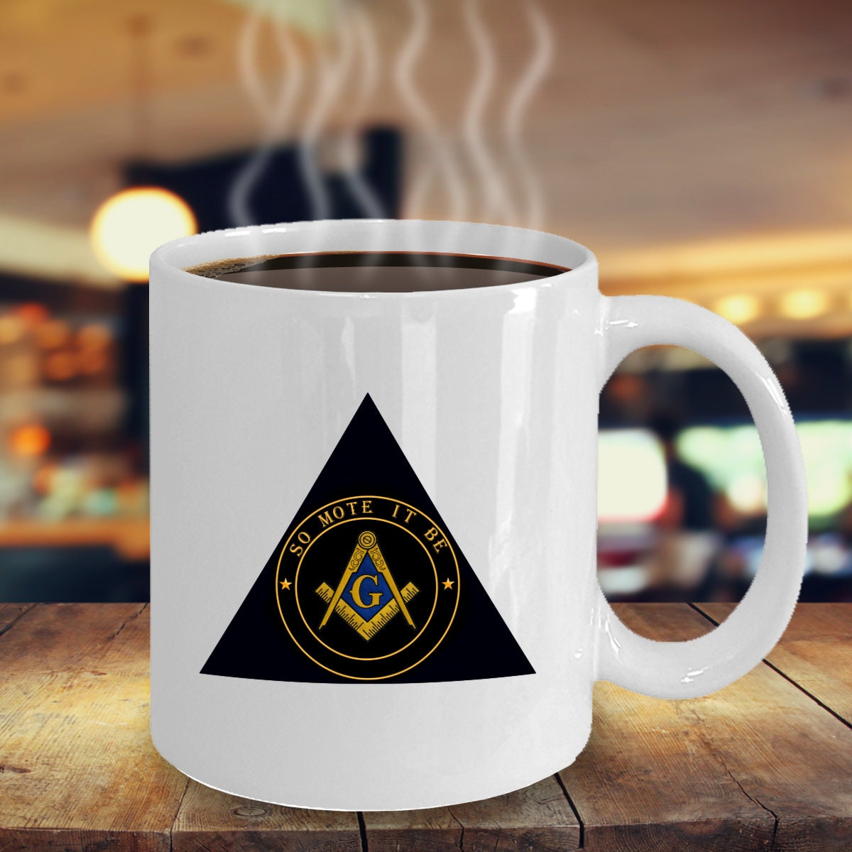 Freemason Coffee Mug - so Mote It Be Freemason Motto - Masonic 