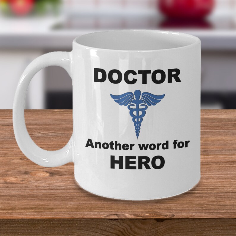 Doctor Another Word for Hero Doctor of Medicine MD Thank You Etsy