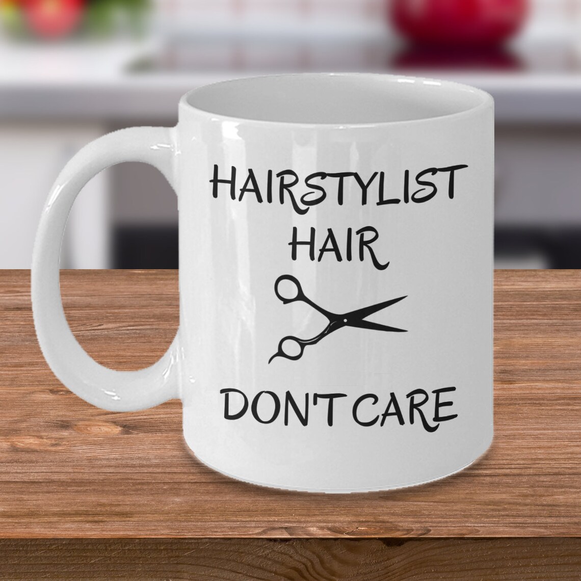 Hairstylist Hair Don't Care Funny Hairdresser Coffee Mug Etsy