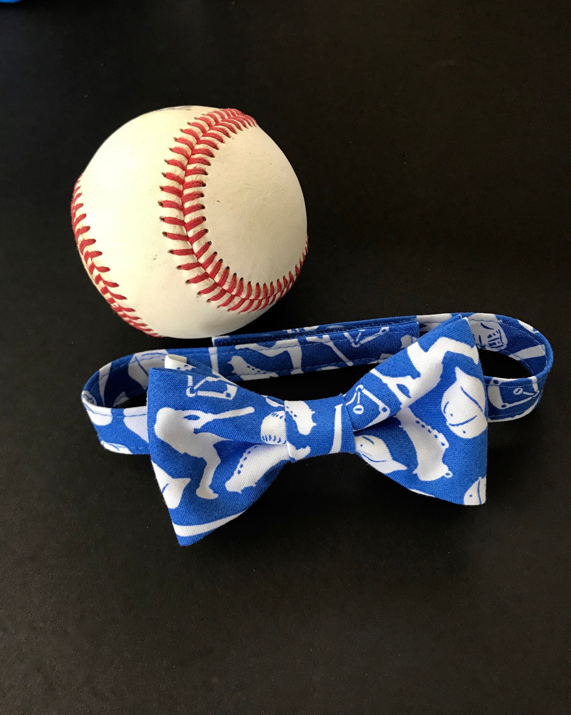 Boy's Baseball Bow Tie Baseball Bowtie Youth Baseball Etsy