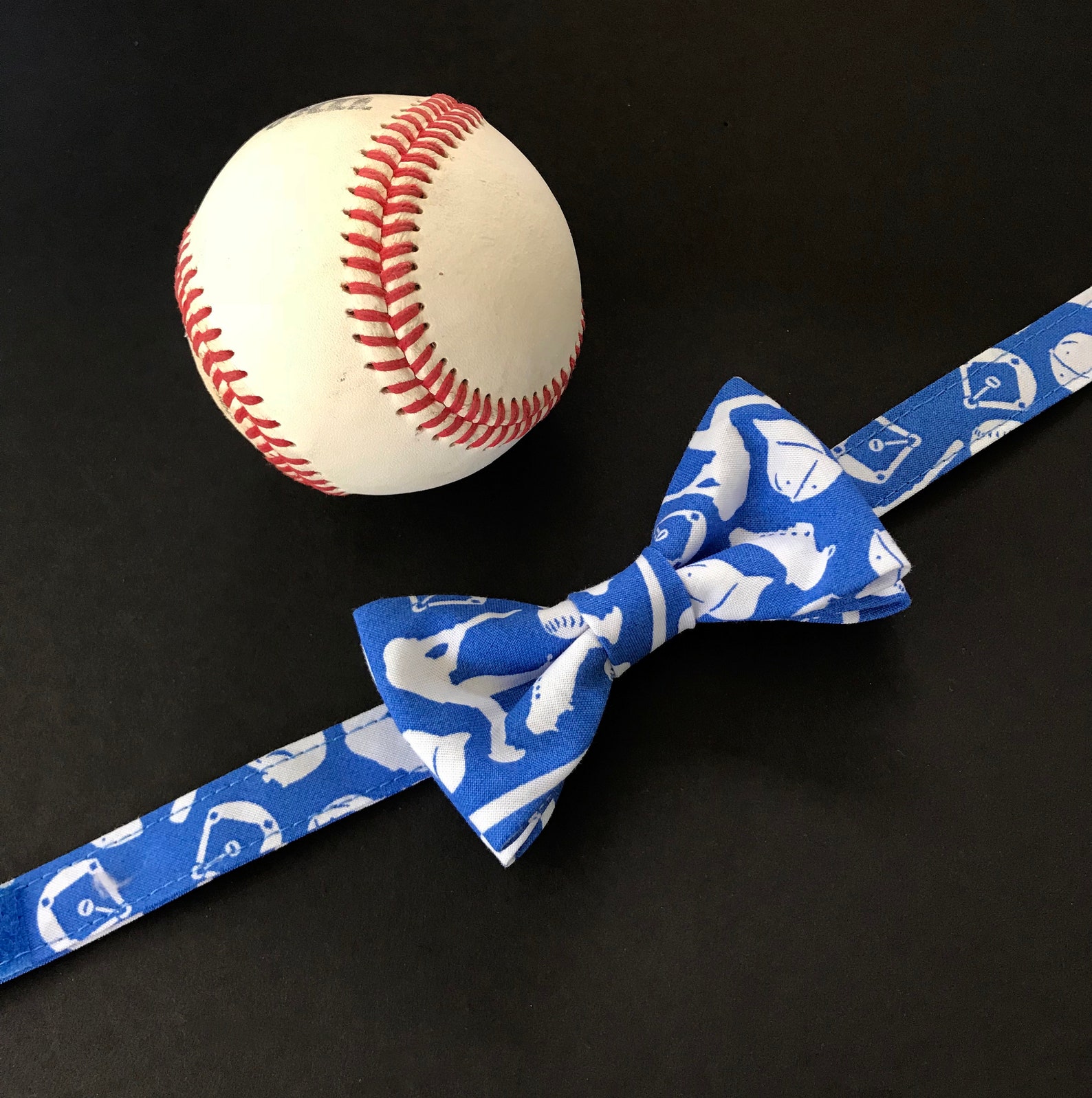 Boy's Baseball Bow Tie Baseball Bowtie Youth Baseball Etsy