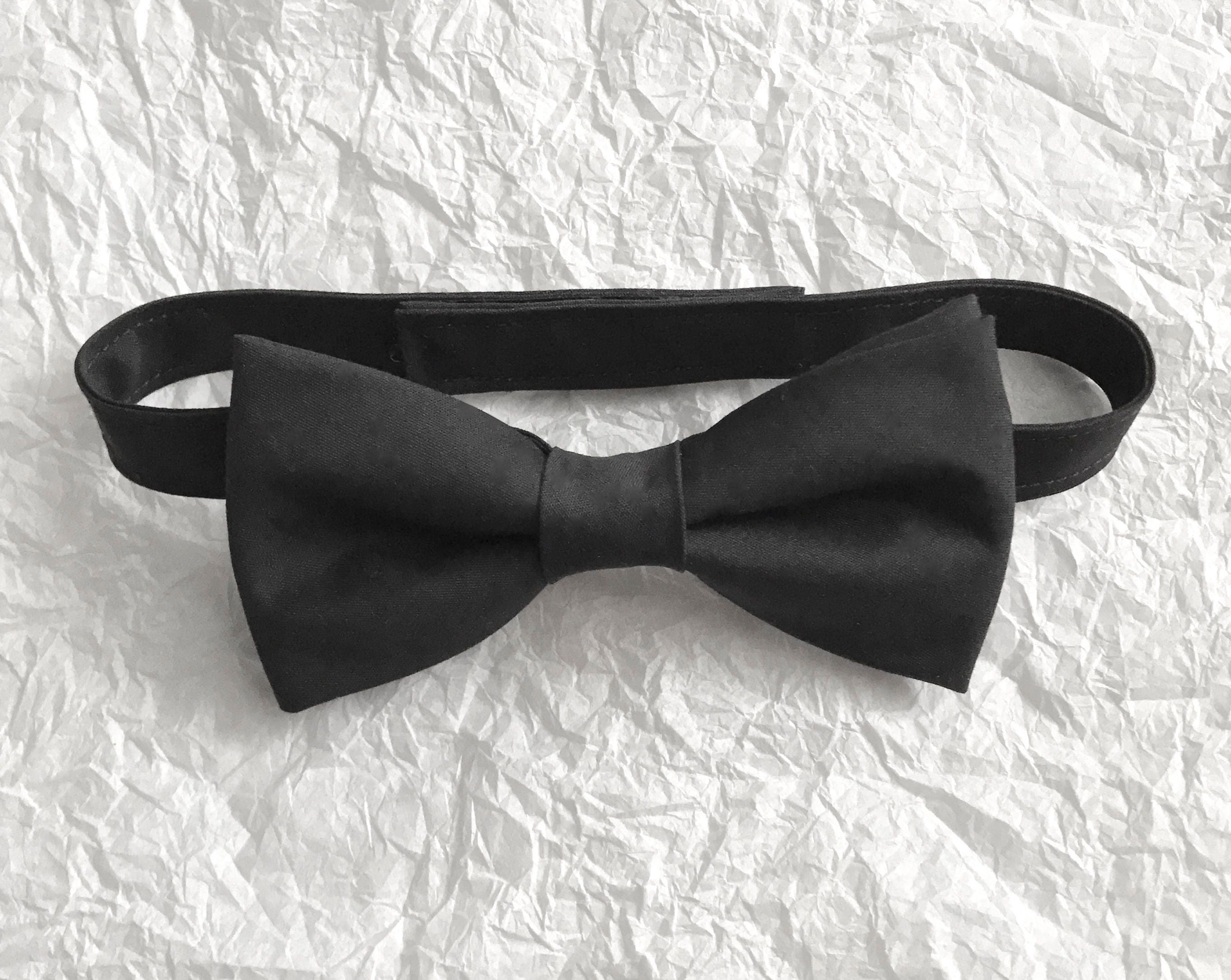 Dior, Accessories, Christian Dior Silk Bow Tie Adjustable Black