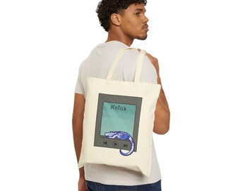 Relax Cat Music Player Tote