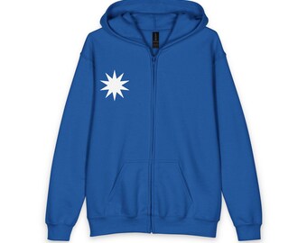 Hoodie met rits van zware mix voor jongeren