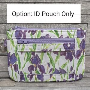 Pochette Poignet Iris - Porte-Cartes RFID & Porte-Clés - Nylon - Neuf