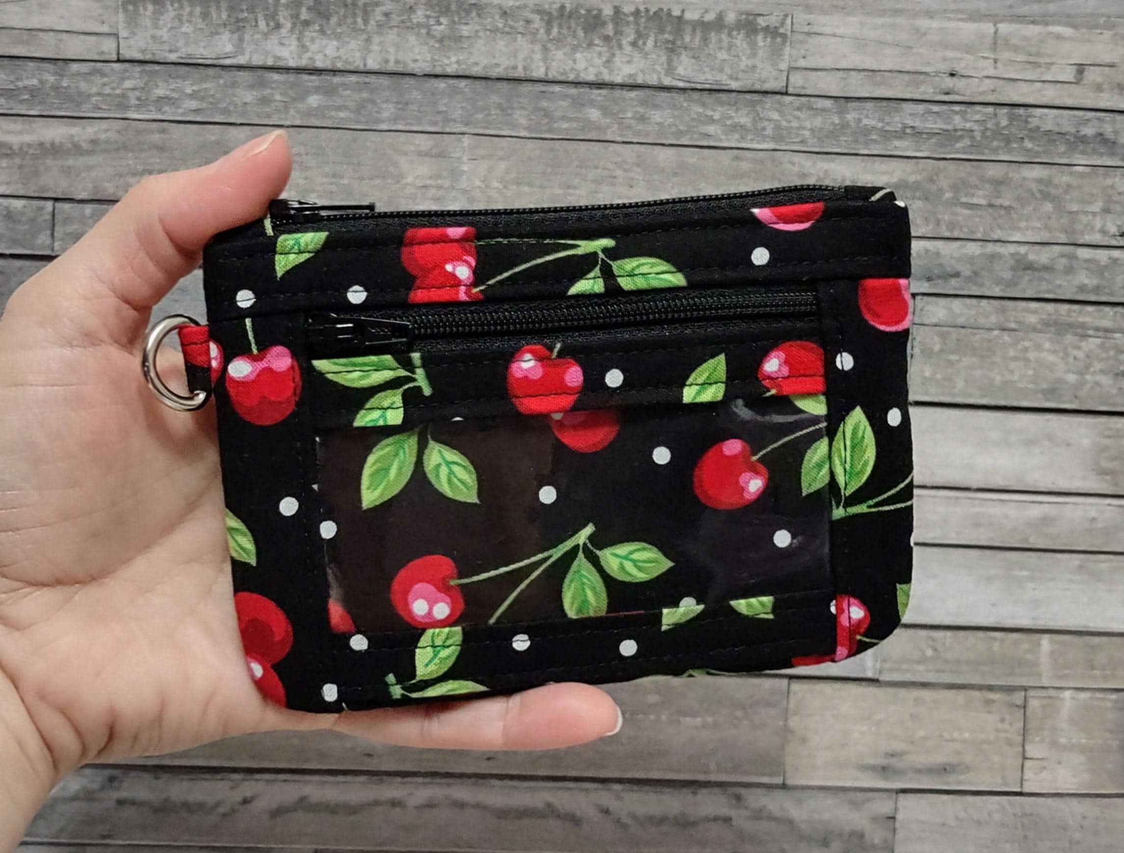 カードケース・名刺入れ Fennec TRIANGLE SLIT CARD HOLDER CHERRY RED Cherry Red Wallet - Etsy
