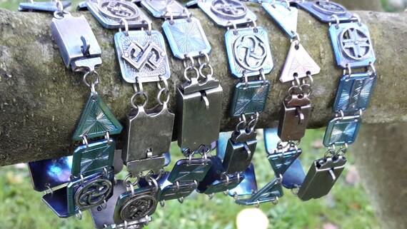 Titanium Bracelet Celtic Damascus Steel Bracelet Handwriting Skyrim Pagan Clothing Viking Amulet Of Mara Lordof The Ring