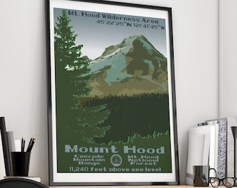 Mt Hood, Mt Hood Poster, Mt Hood Print, Mount Hood, Mount Hood Poster, Mount Hood Print, Mt Hood art, Mt Hood wall art