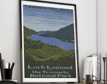 Loch Lomond, Loch Lomond Poster, Loch Lomond Print, Balmaha, Scottish Highlands, West Highland Way, UK National Parks