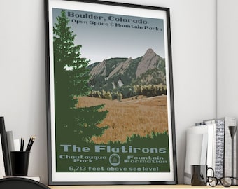 Boulder Flatirons, Boulder Flatirons Poster, Boulder Flatirons print, Flatirons, Flatirons Poster, Flatirons Print, Boulder Colorado