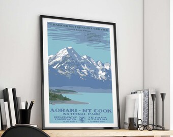 Mt Cook Art Print