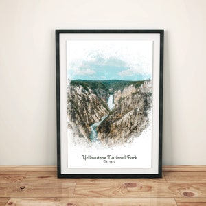 Yellowstone National Park Poster