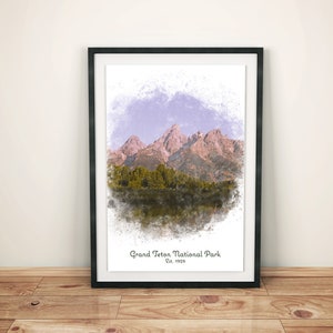 Grand Teton National Park Poster