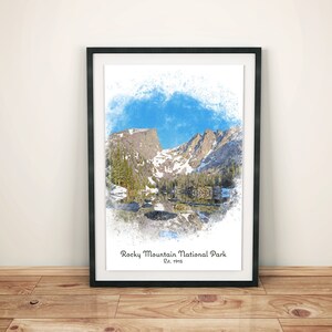 Rocky Mountain National Park Poster
