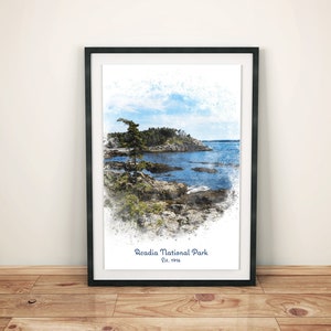 Acadia National Park Poster