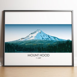Mt Hood, Mt Hood Poster, Mt Hood Print, Mount Hood, Mount Hood Poster, Mount Hood Print