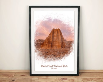 Capitol Reef National Park Poster