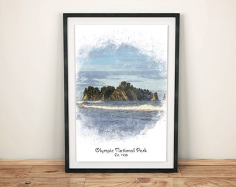 Olympic National Park Poster