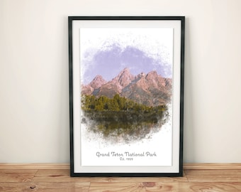 Grand Teton National Park Poster