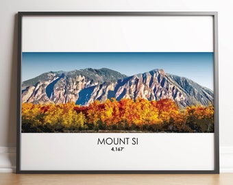 Mount Si, Mount Si Poster, Mount Si Print, Mt Si, Mt Si Poster, Mt Si Print, Mt. Si
