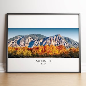 Mount Si, Mount Si Poster, Mount Si Print, Mt Si, Mt Si Poster, Mt Si Print, Mt. Si